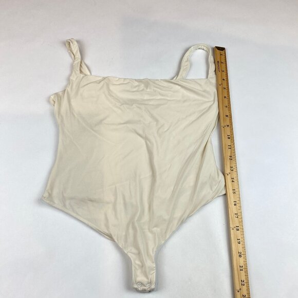 Skims Bodysuit Women's Size 2X Off White - Picture 12 of 14